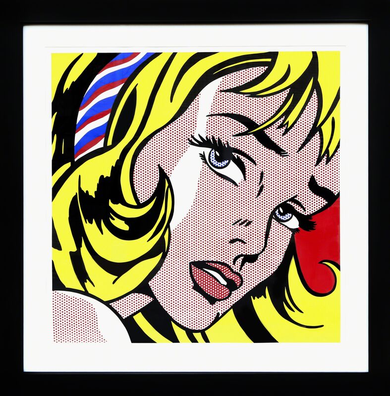 Roy Lichtenstein, ‘Girl with Hair Ribbon’, 1982, Print, Silkscreen, RoGallery