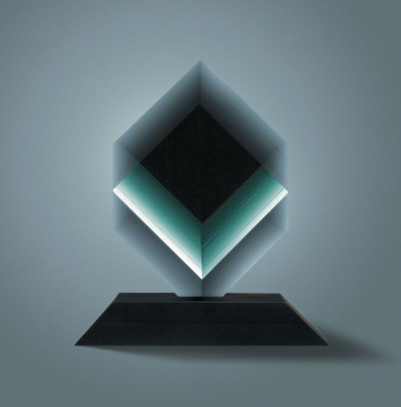 Laszlo Lukacsi, ‘Rhomboid’, ca. 2016, Sculpture, Polished layered glass, Avran Fine Art
