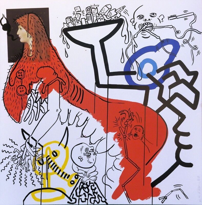 Keith Haring, ‘APOCALYPSE IV’, 1988, Print, SILKSCREEN, Gallery Art