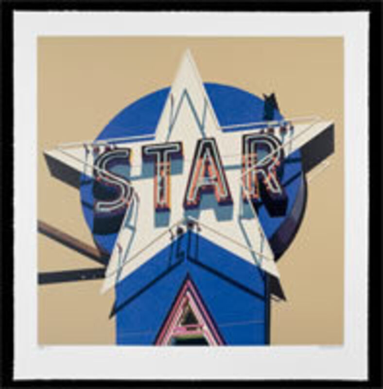 Robert Cottingham, ‘Star’, 2009, Print, Silkscreen, Contemporary Art and Editions 
