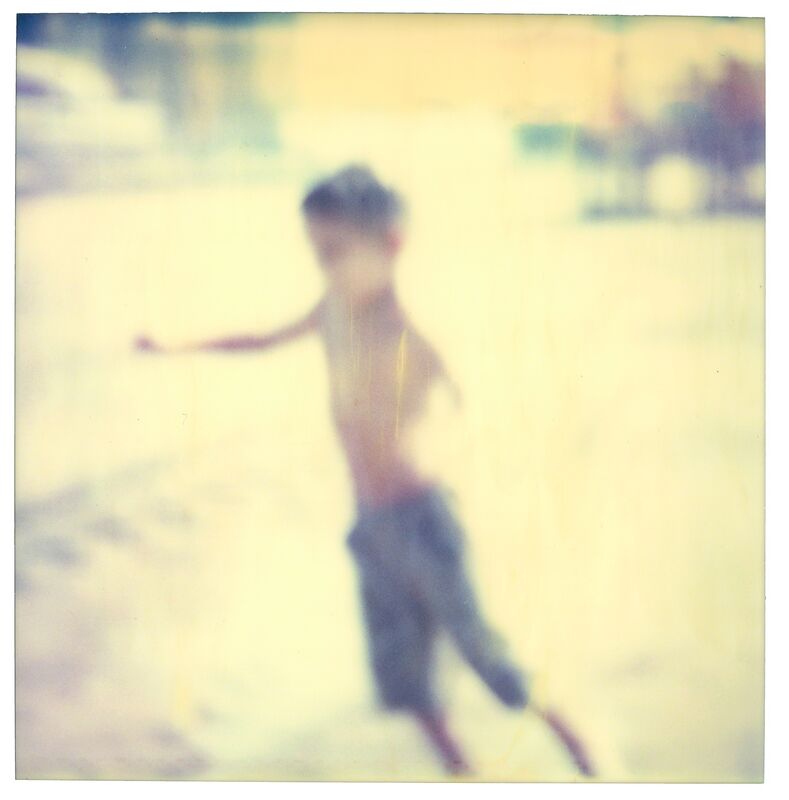 Stefanie Schneider, ‘Flying Boy’, 2006, Photography, Analog C-Print, printed and enlarged by the artist on Fuji Archive Crystal Paper, matte surface, based on an expired Polaroid., Instantdreams