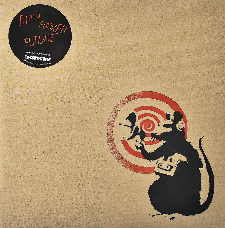 Banksy, ‘Radar Rat - Dirty Funker Vinyl (Brown)’, 2008, Ephemera or Merchandise, Two screenprints in colours on record sleeves, both with vinyl records, Tate Ward Auctions