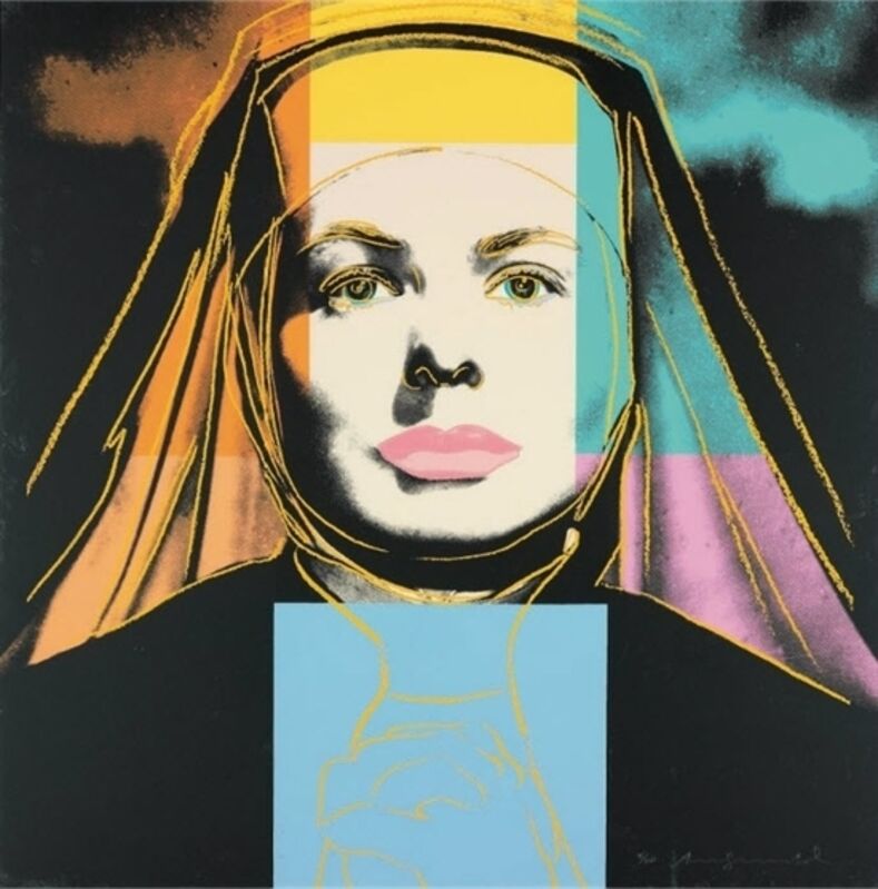Andy Warhol, ‘Ingrid Bergman: The Nun (F&S.II.314)’, 1983, Print, Screenprint on Lenox Museum Board, Robin Rile Fine Art
