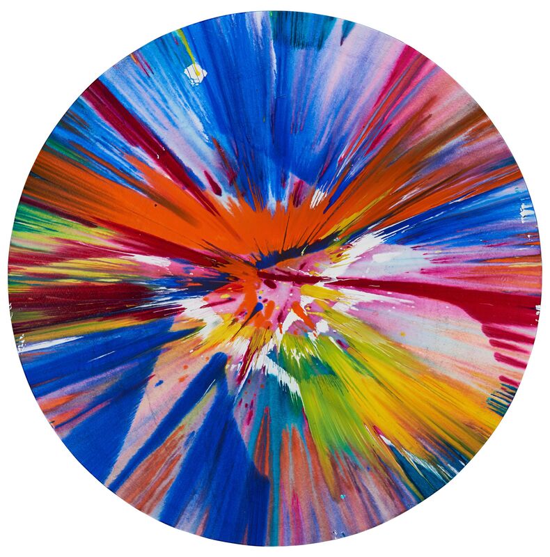 Damien Hirst, ‘Circle Spin Painting (Created at Damien Hirst Spin Workshop)’, 2009, Painting, Acrylic on paper, Rago/Wright/LAMA