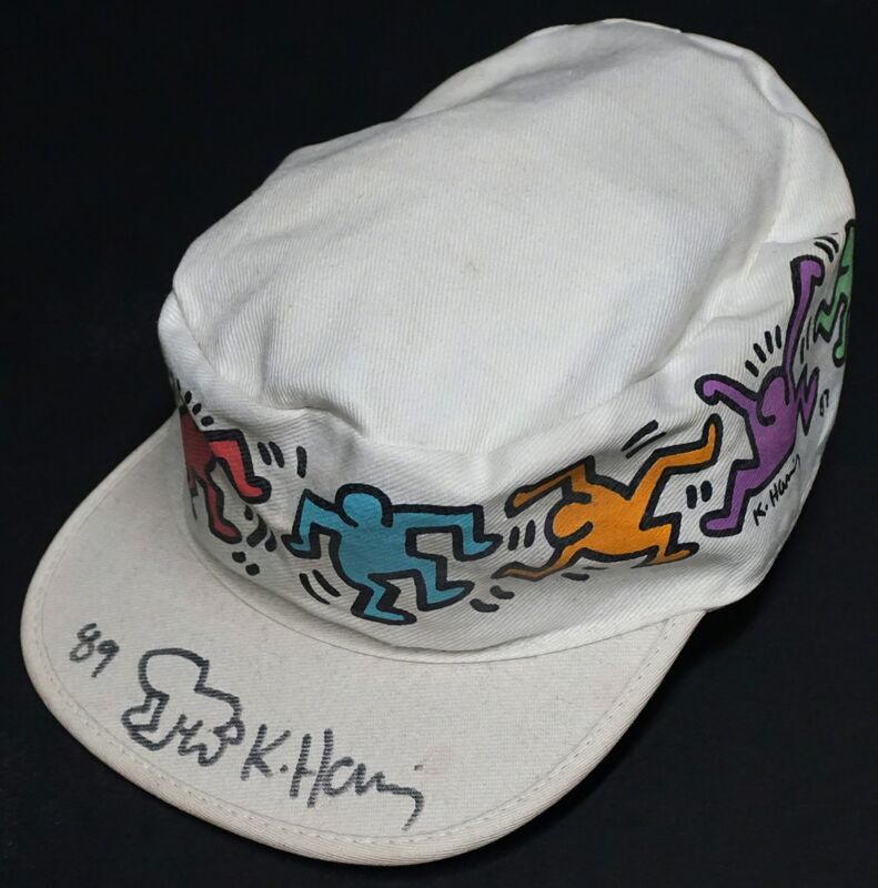 Keith Haring, ‘Untitled (Baby)’, 1989, Other, Marker on painter's cap, Doyle