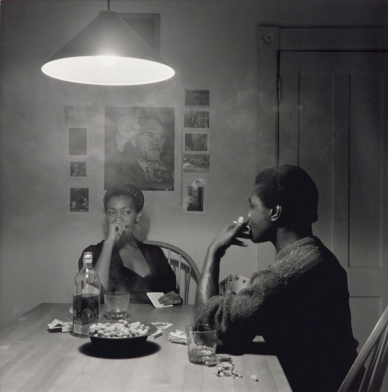Carrie Mae Weems, ‘Untitled (man smoking) from Kitchen Table Series’, 1990, Photography, Gelatin silver print., Phillips