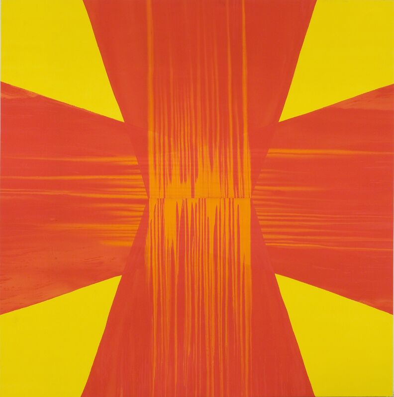 Lester Rapaport, ‘Indian’, 1987, Painting, Acrylic on canvas, David Richard Gallery