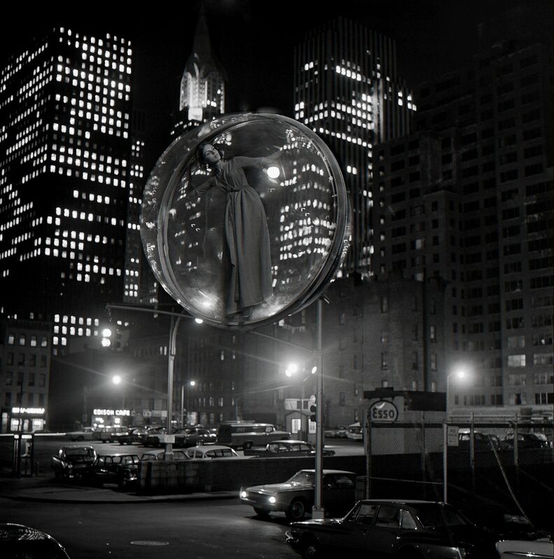 Melvin Sokolsky, ‘Free Bubble Parking’, 1963, Photography, Infused Dyes Sublimated on Aluminum, Holden Luntz Gallery