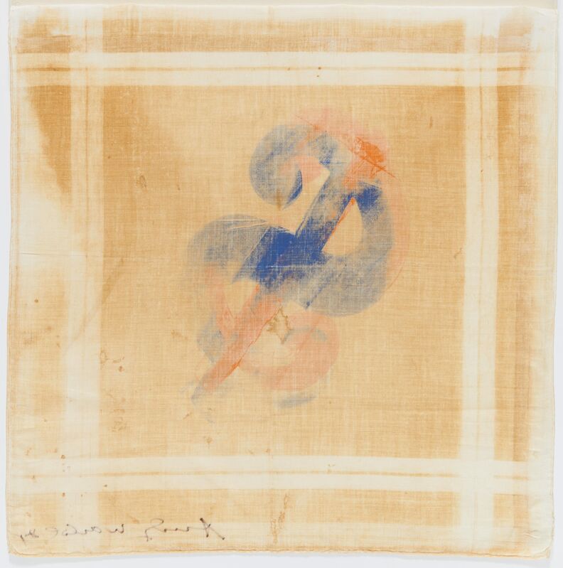 Andy Warhol, ‘$’, 1981, Mixed Media, Colour silkscreen on handkerchief (cotton)., Van Ham
