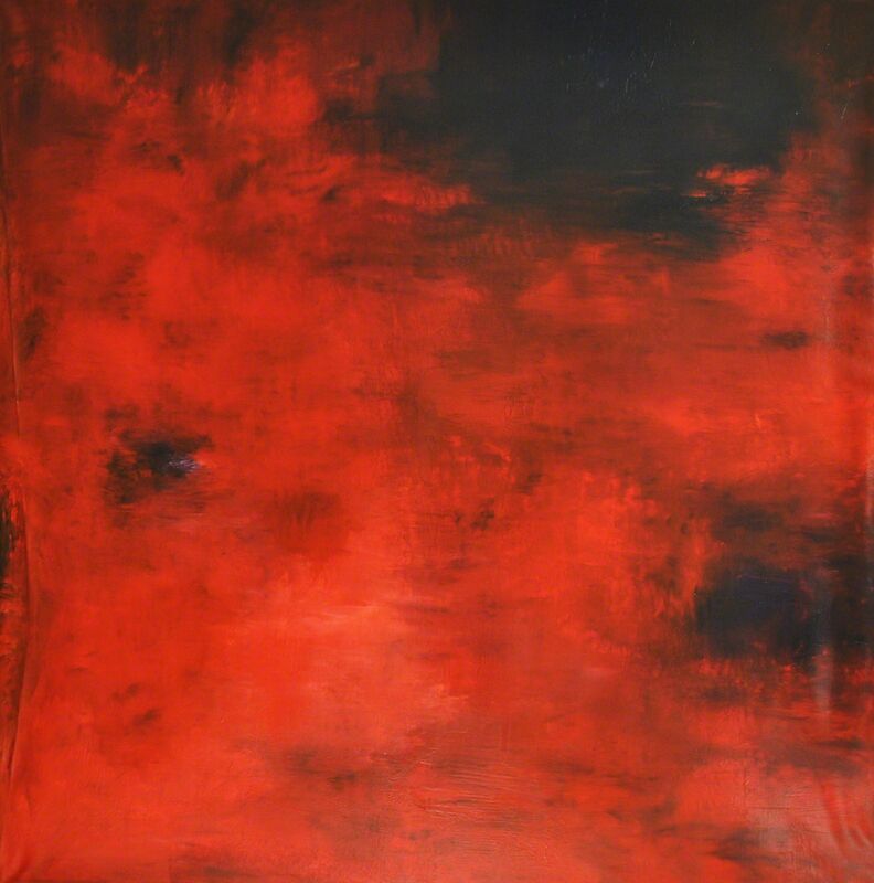 MD Tokon, ‘Red Love 1’, 2017, Painting, Acrylic on Canvas, Isabella Garrucho Fine Art