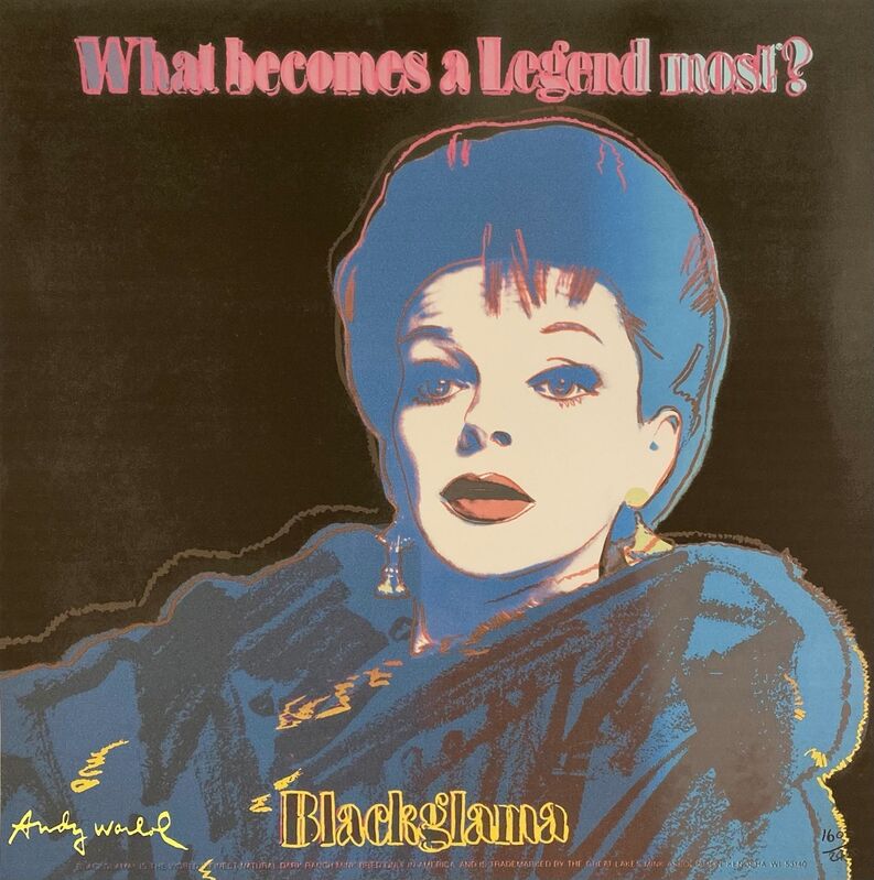 Andy Warhol, ‘Blackglama (Judy Garland)’, 1986, Print, Offset lithograph on heavy paper, Samhart Gallery