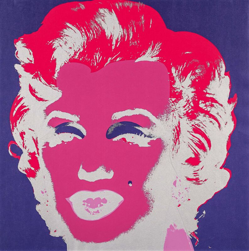 Andy Warhol, ‘Marilyn’, 1974, Print, Colour silkscreen on card., Van Ham