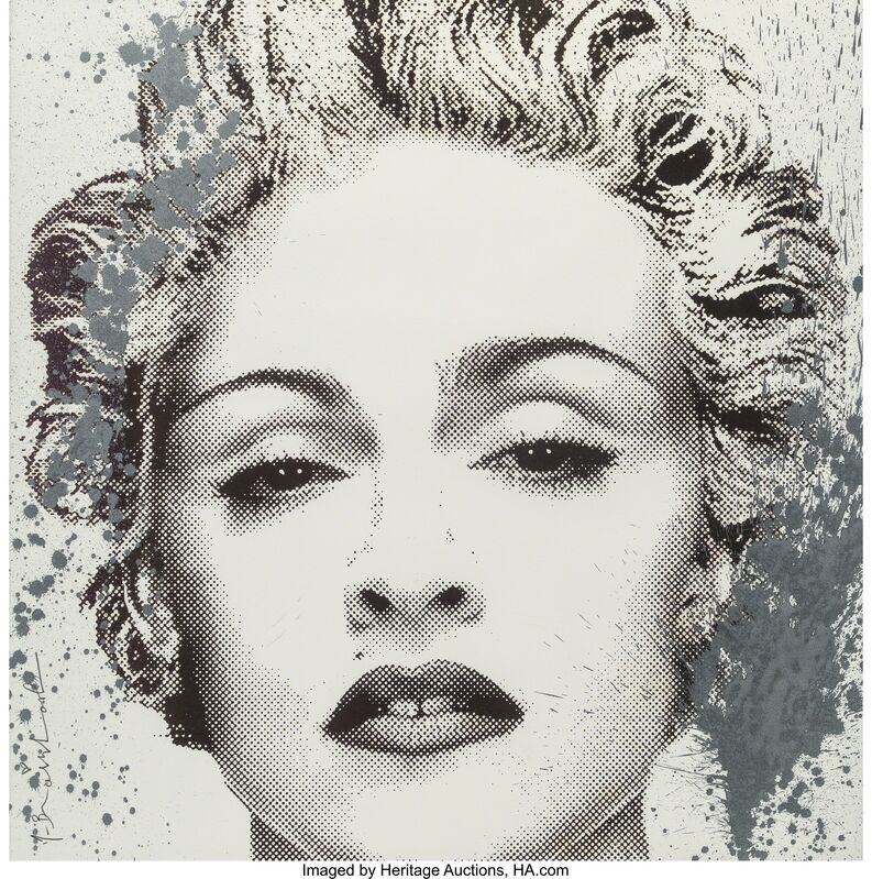Mr. Brainwash, ‘Happy Birthday Madonna (Silver)’, 2017, Print, Screenprint hand-finished with spray paint on archival paper, Heritage Auctions
