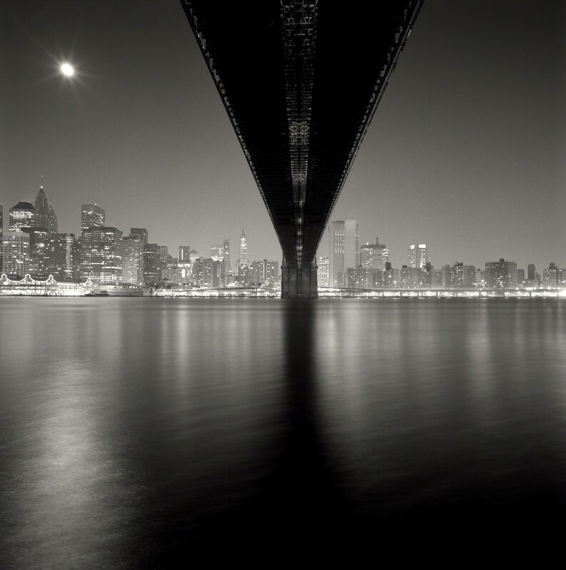 Michael Kenna, ‘Brooklyn Bridge, Study 2, New York’, 2006, Photography, Silver toned print, Robert Mann Gallery