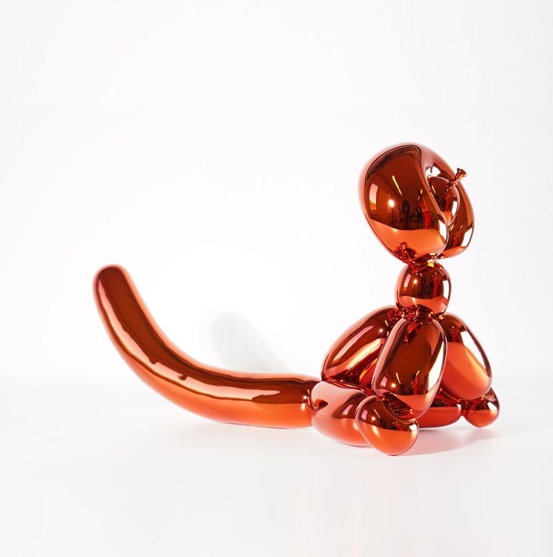 Jeff Koons, ‘Balloon Monkey Orange’, 2019, Sculpture, Limoges porcelain with chromatic coating, Weng Contemporary