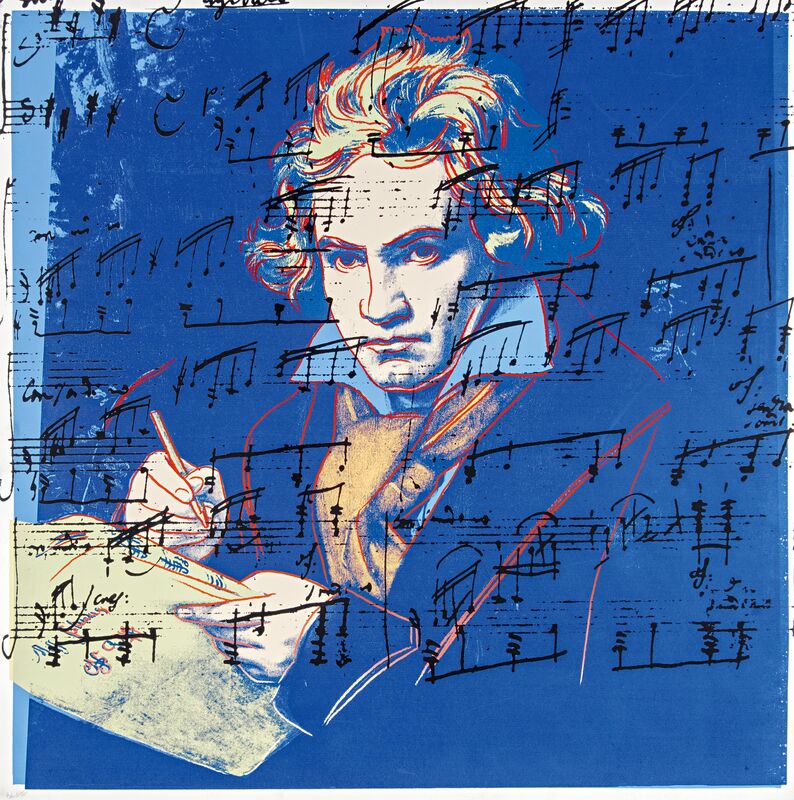Andy Warhol, ‘Beethoven’, 1987, Print, Colour silkscreen on Lenox museum board, Van Ham