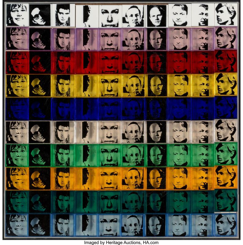 Andy Warhol, ‘Portraits of the Artist, from Ten from Leo Castelli’, 1967, Print, Screenprints on 100 polystrene boxes, Heritage Auctions
