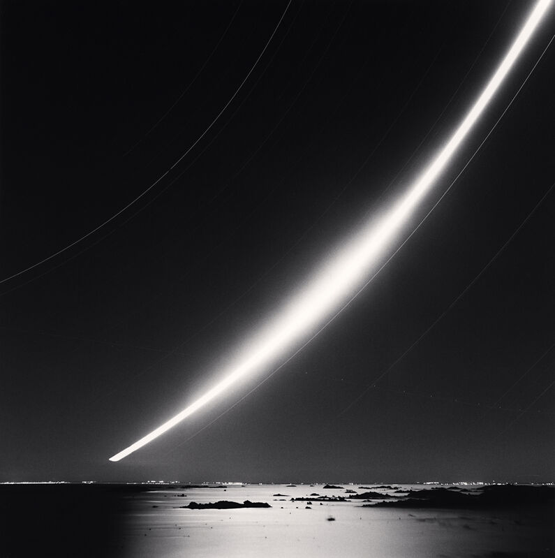 Michael Kenna, ‘Full Moonrise, Chausey Islands’, 2007, Photography, Silver Gelatin Print, Framed in Grey with Museum Glass, Bau-Xi Gallery