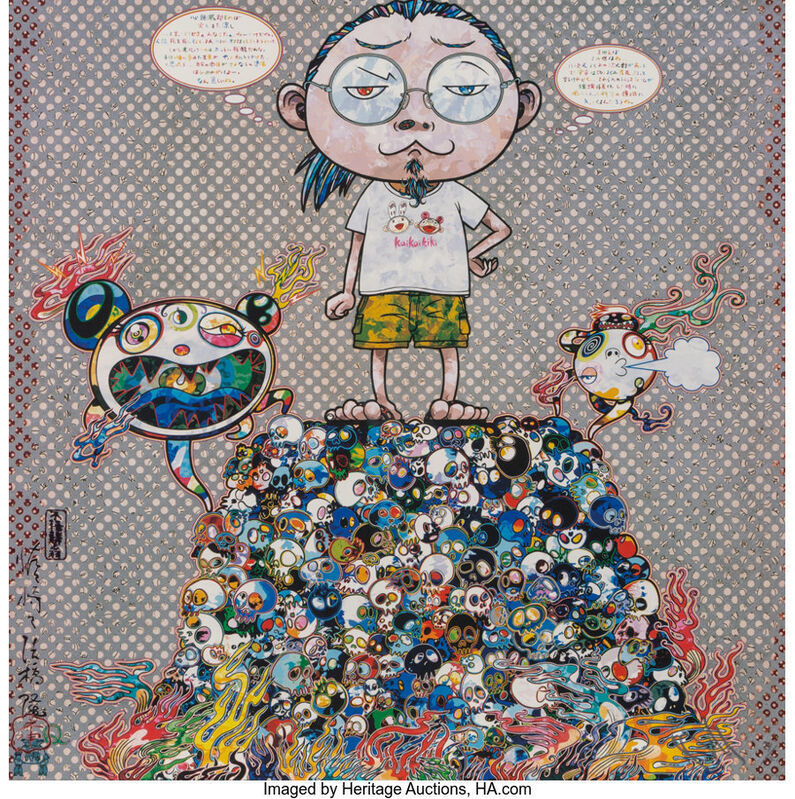 Takashi Murakami, ‘A Space of Philosophy’, 2013, Print, Offset lithograph in colors on smooth wove paper, Heritage Auctions