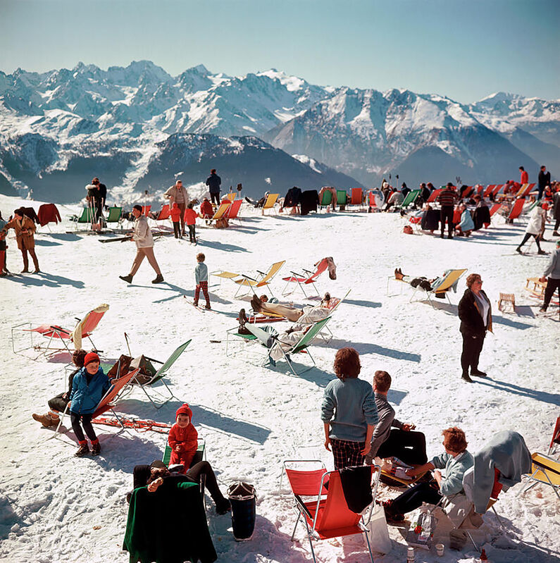 Slim Aarons, ‘Verbier Vacation’, 1964, Photography, C-print, Provocateur Gallery