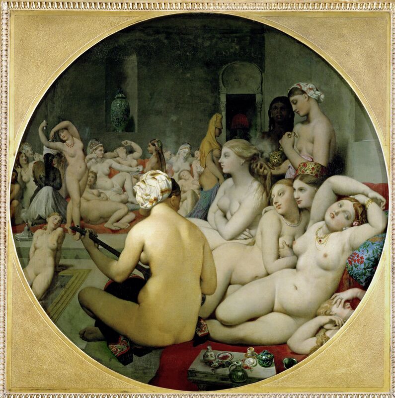 Jean-Auguste-Dominique Ingres, ‘The Turkish Bath’, 1862, Painting, Canvas on wood, Erich Lessing Culture and Fine Arts Archive