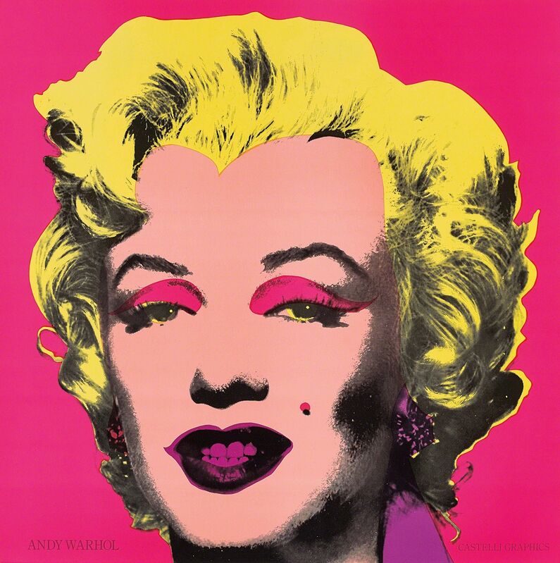 Andy Warhol, ‘Marilyn (Announcement)’, 1981, Print, Screenprint in colours, on wove paper, the full sheet, with text printed on the reverse., Phillips