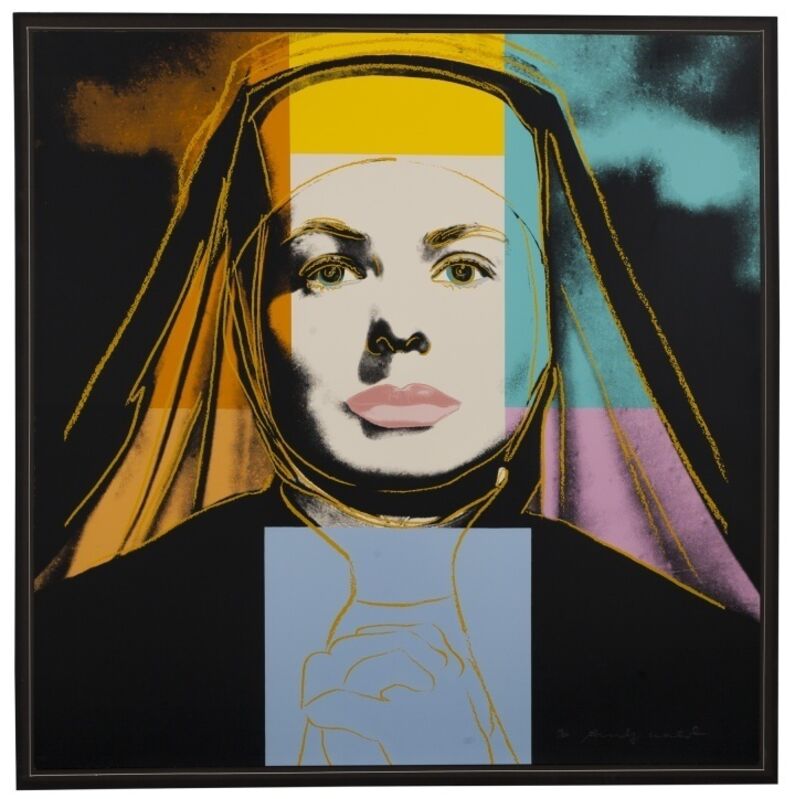 Andy Warhol, ‘Ingrid Bergman. The Nun (Feldman & Schellmann 314)’, 1983, Print, Screenprint in colours, Forum Auctions