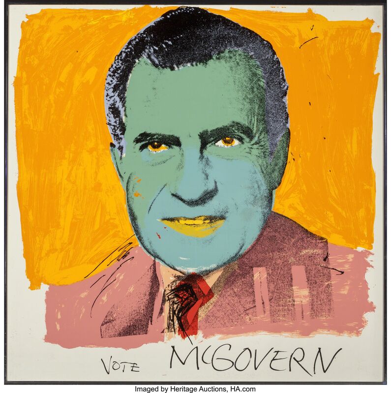 Andy Warhol, ‘Vote McGovern’, 1972, Print, Screenprint in colors, Heritage Auctions