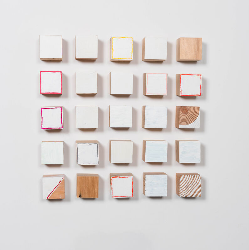 Cordy Ryman, ‘Traec Dot Grid 25’, 2019, Installation, Acrylic on wood, The Bonnier Gallery