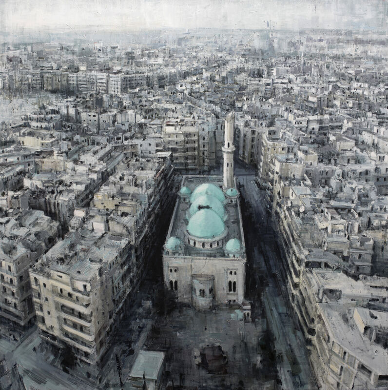 Valerio D'Ospina, ‘Aleppo’, 2019, Painting, Oil on panel, Stanek Gallery