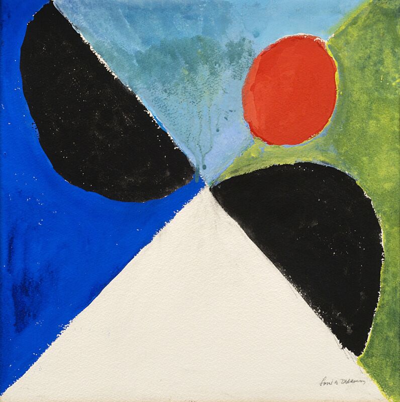Sonia Delaunay, ‘Rythme couleur’, 1972, Painting, Gouache on cardboard, Il Ponte