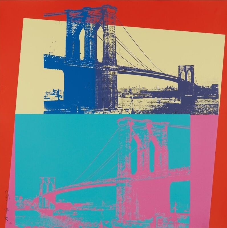 Andy Warhol, ‘Brooklyn Bridge’, 1983, Print, Screenprint, Frank Fluegel Gallery