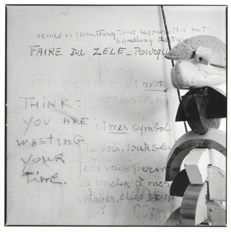 Jean-François Jaussaud, ‘Louise Bourgeois, New York, 20th St.: Faire du Zèle’, 1996, Photography, Gelatin silver print on Baryté paper, Maison Gerard