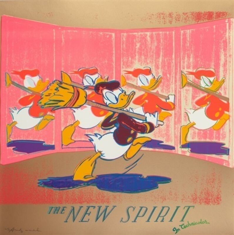 Andy Warhol, ‘The New Spirit (Donald Duck) 357’, 1985, Print, Screenprint on Lenox Museum Board, Soli Corbelle Art
