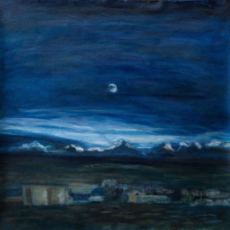 Paul Wallington, ‘Moonrise’, 2020, Painting, Oil on canvas, 99 Loop Gallery