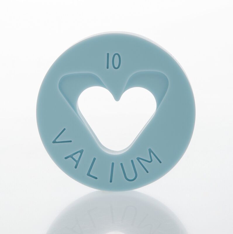 Damien Hirst, ‘Valium 5mg Roche (Blue)’, 2014, Sculpture, Polyurethane resin multiple with ink pigment, Heritage Auctions