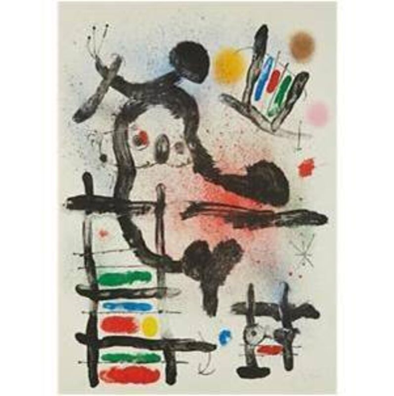 Joan Miró, ‘The Slingshot Bird’, 1965, Print, Lithograph in colors on wove paper, Puccio Fine Art