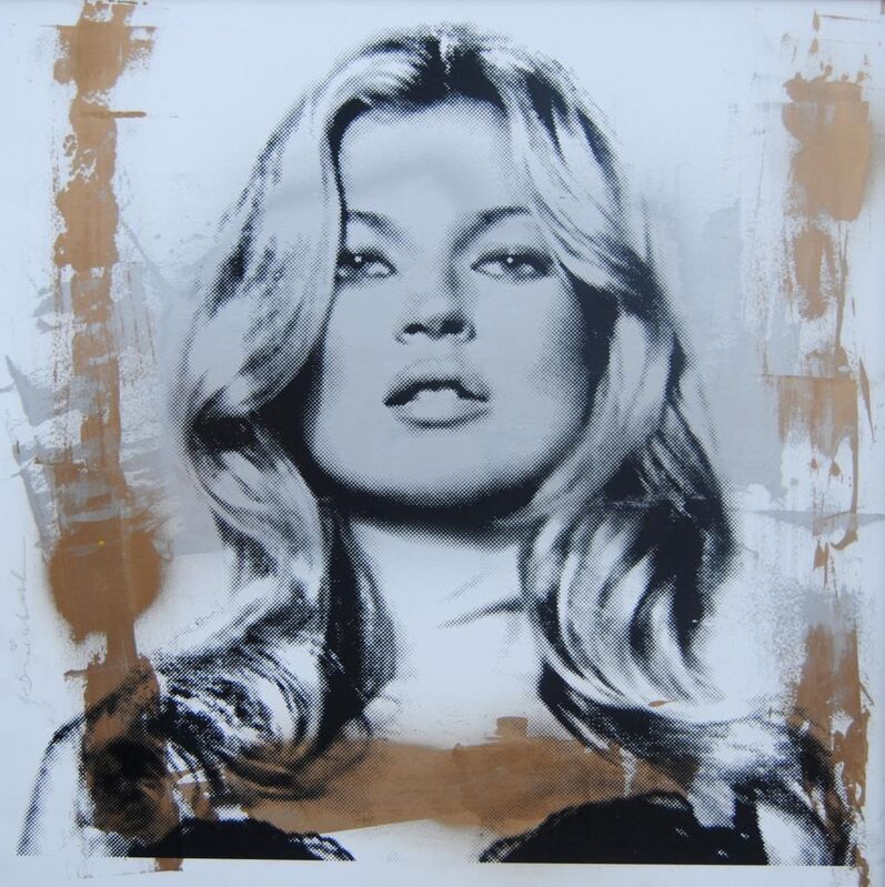 Mr. Brainwash, ‘Kate Moss’, 2018, Painting, Mixed media on paper, attached on canvas, The Art Dose 