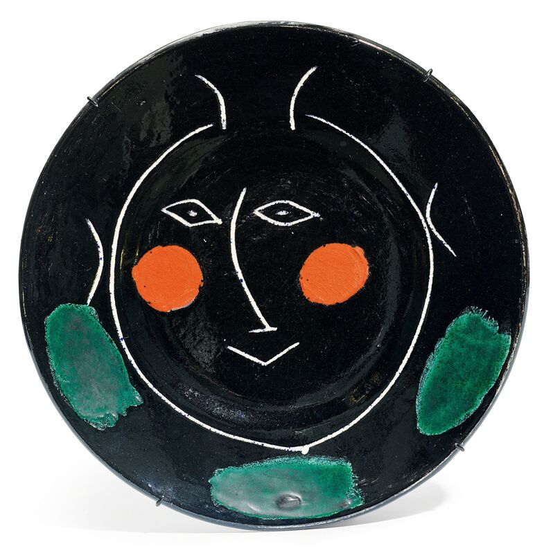 Pablo Picasso, ‘From: Service visage noir’, 1948, Design/Decorative Art, Ceramic Plate, Koller Auctions