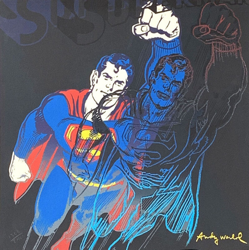 Andy Warhol, ‘Superman’, 1986, Print, Offset lithograph on heavy paper, NextStreet Gallery