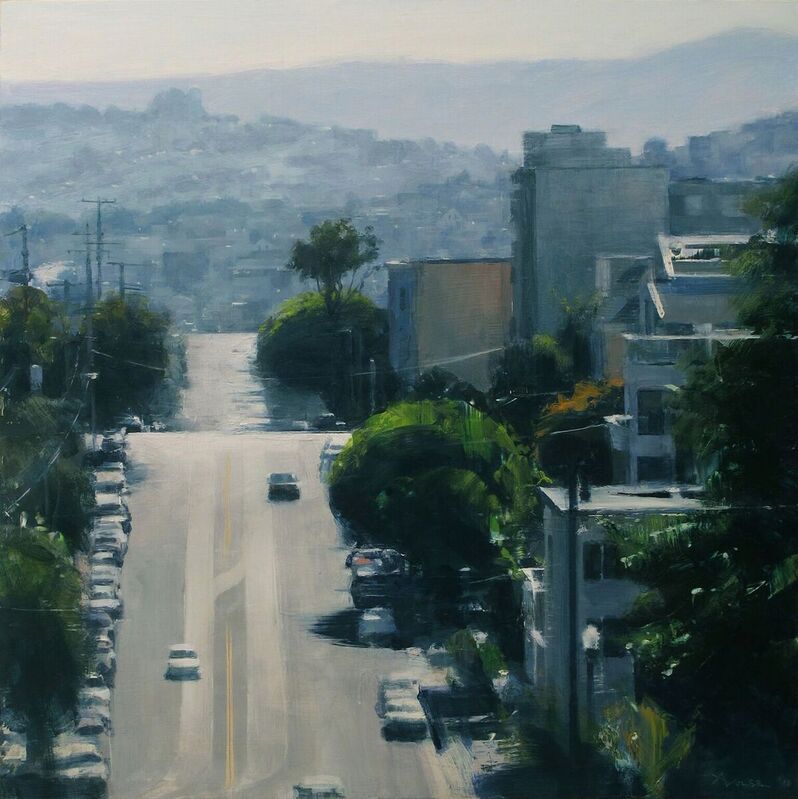 Ben Aronson, ‘Toward Potrero’, 2018, Painting, Oil on panel, Jenkins Johnson Gallery