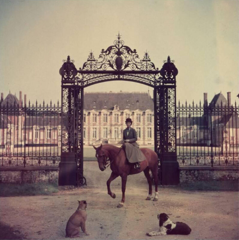 Slim Aarons, ‘Equestrian Entrance’, 1957, Photography, Lambda C-Print, IFAC Arts