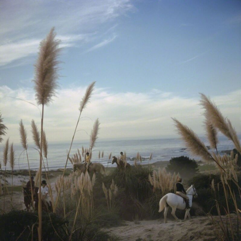 Slim Aarons, ‘Pebble Beach’, 1976, Photography, Lambda C-Print, IFAC Arts