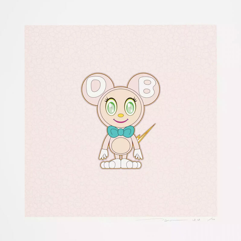 Takashi Murakami, ‘DOB 2020 Light Pink’, 2020, Print, Lithograph, Pinto Gallery