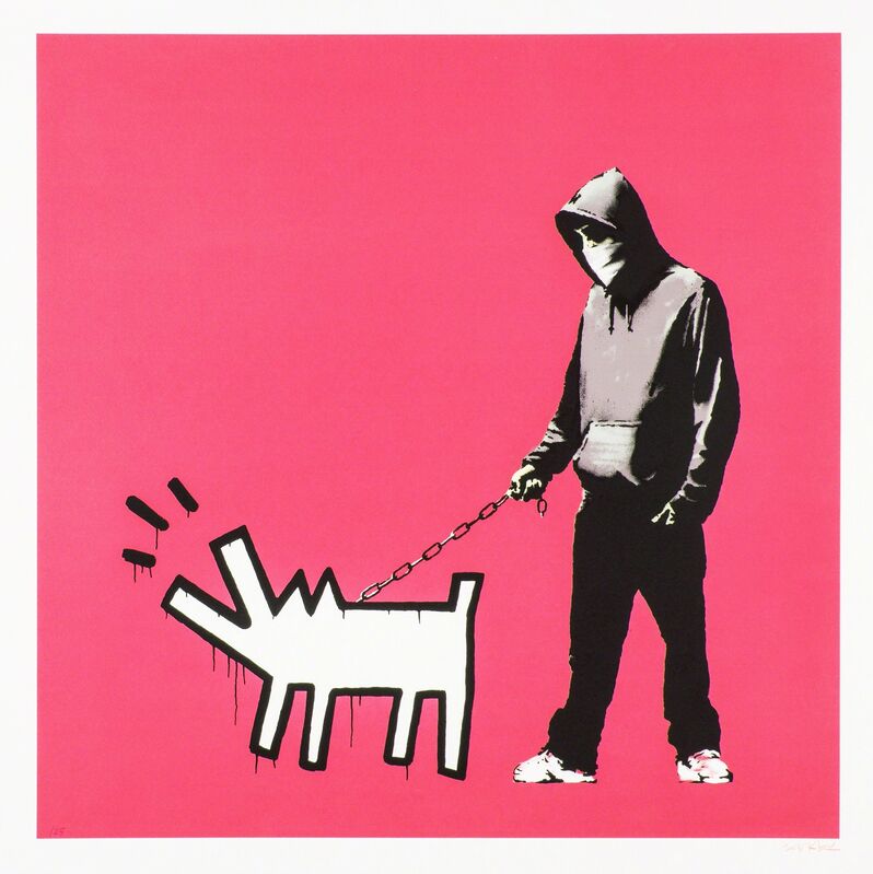 Banksy, ‘Choose Your Weapon (Bright Pink)’, 2010, Print, Screen print, Oliver Clatworthy