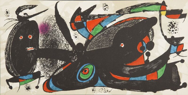 Joan Miró, ‘Miro sculpteur, Angleterre’, 1974, Print, Original lithograph on Guarro paper, Samhart Gallery