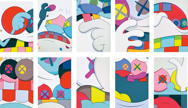 KAWS, ‘BLAME GAME’, 2014, Print, Screenprint on paper, in 10 parts, Phillips