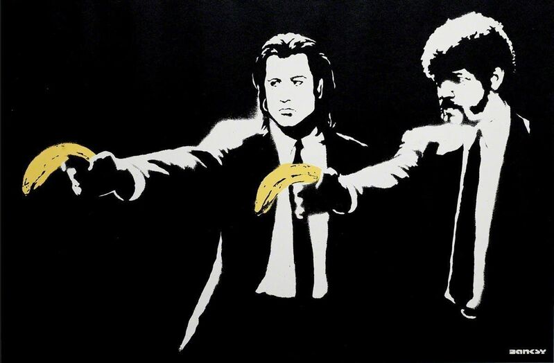 Banksy, ‘Pulp Fiction - Signed ’, 2004, Print, Screen print on paper, Hang-Up Gallery
