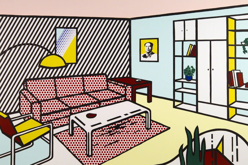 Roy Lichtenstein, ‘Modern Room’, 1990, Print, Lithograph, woodcut and screenprint, Leslie Sacks Gallery