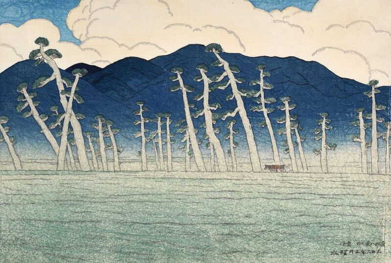 Itō Shinsui, ‘Eight Views of Omi: Morning at Awazu’, 1917, Print, Woodblock print, Scholten Japanese Art